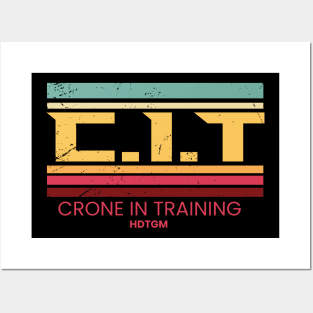 crone in training vintage Posters and Art